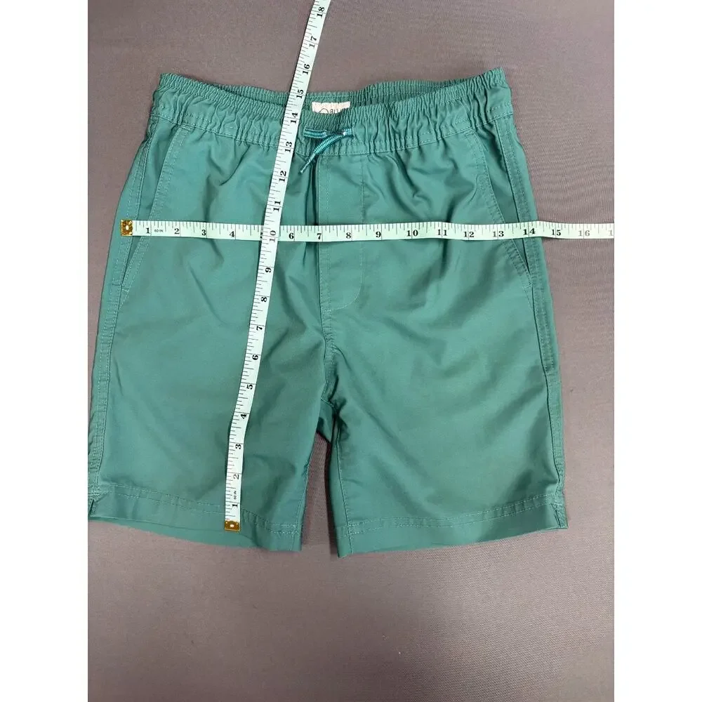 Tilly's Blue Crown Boy’s Youth Swim Shorts Trunks Teal Size Small